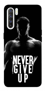 Чохол Never give up для Oppo Reno 3