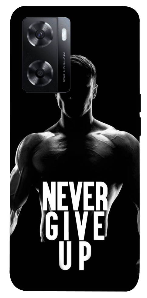 Чехол Never give up для Oppo A77s