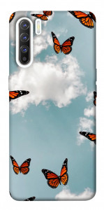 Чехол Summer butterfly для Oppo Reno 3