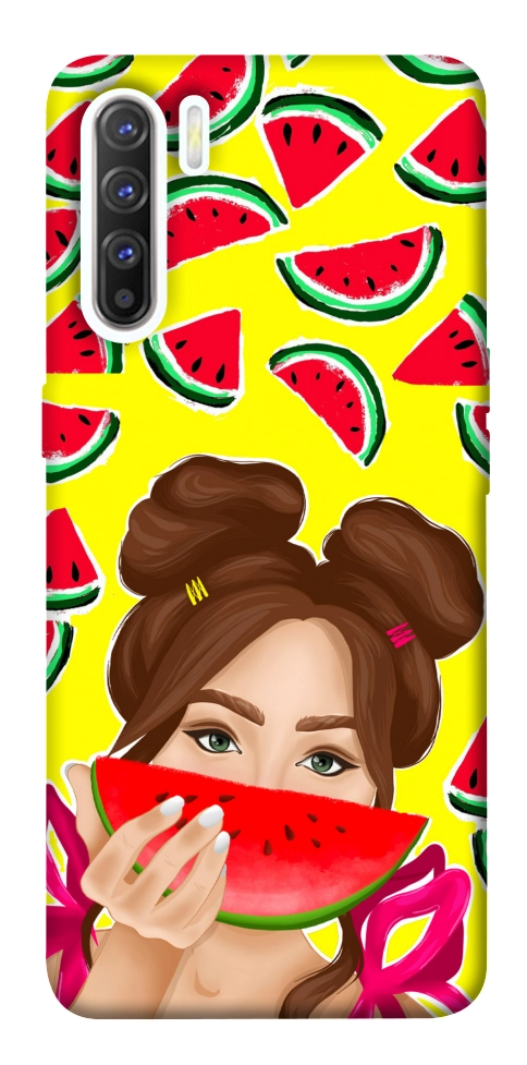 Чехол Watermelon girl для Oppo Reno 3