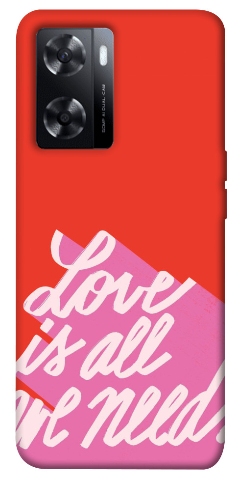 

Чохол Love is all need для Oppo A77s 1540582