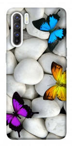 Чехол Butterflies для Oppo Reno 3