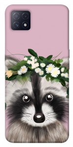 Чохол Raccoon in flowers для Oppo A72 5G