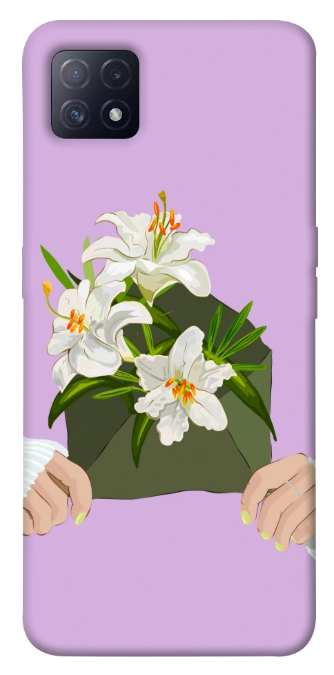 Чехол Flower message для Oppo A73 5G