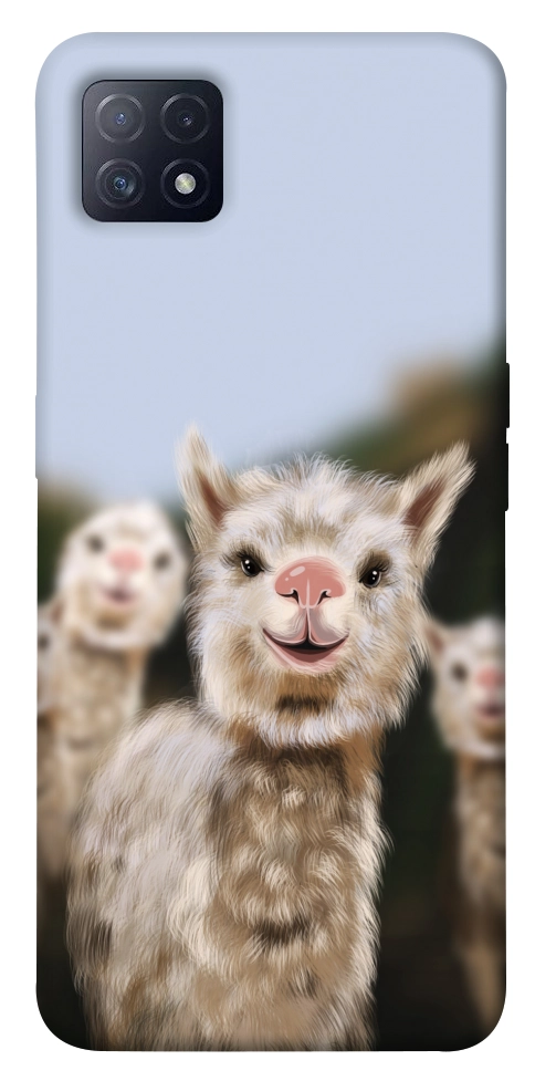 Чохол Funny llamas для Oppo A73 5G