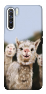 Чехол Funny llamas для Oppo Reno 3