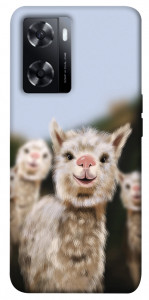 Чехол Funny llamas для Oppo A77s