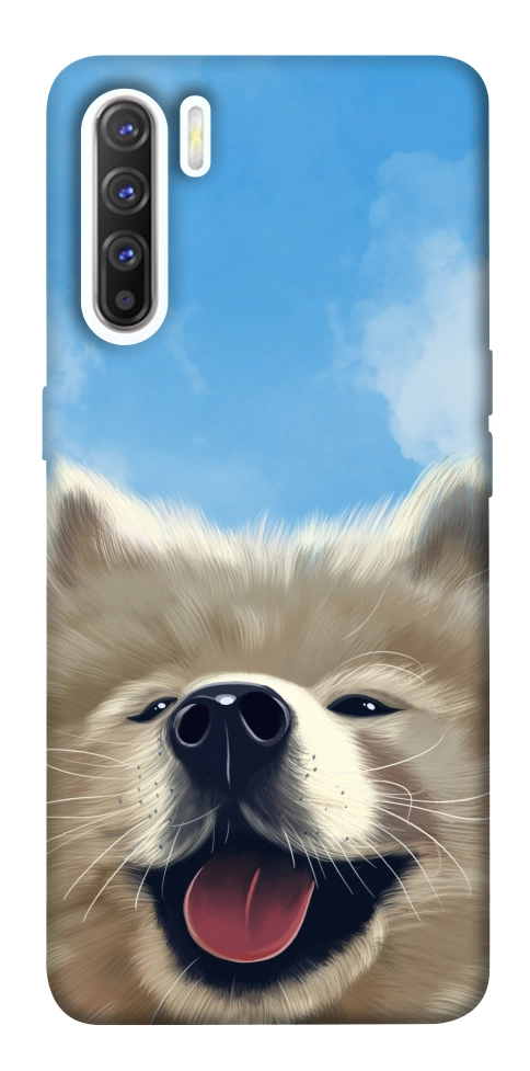 Чохол Samoyed husky для Oppo Reno 3