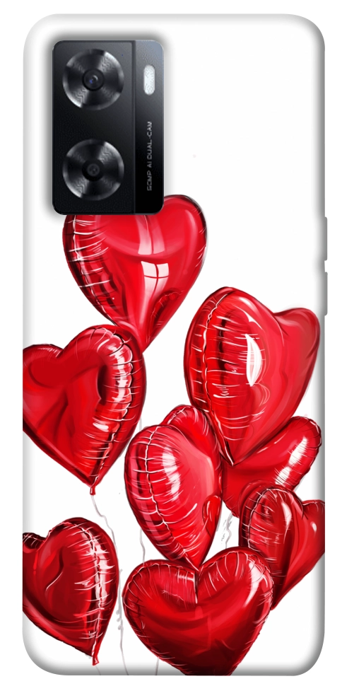 Чехол Heart balloons для Oppo A77s