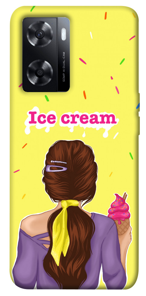 

Чехол Ice cream girl для Oppo A77s 1541456