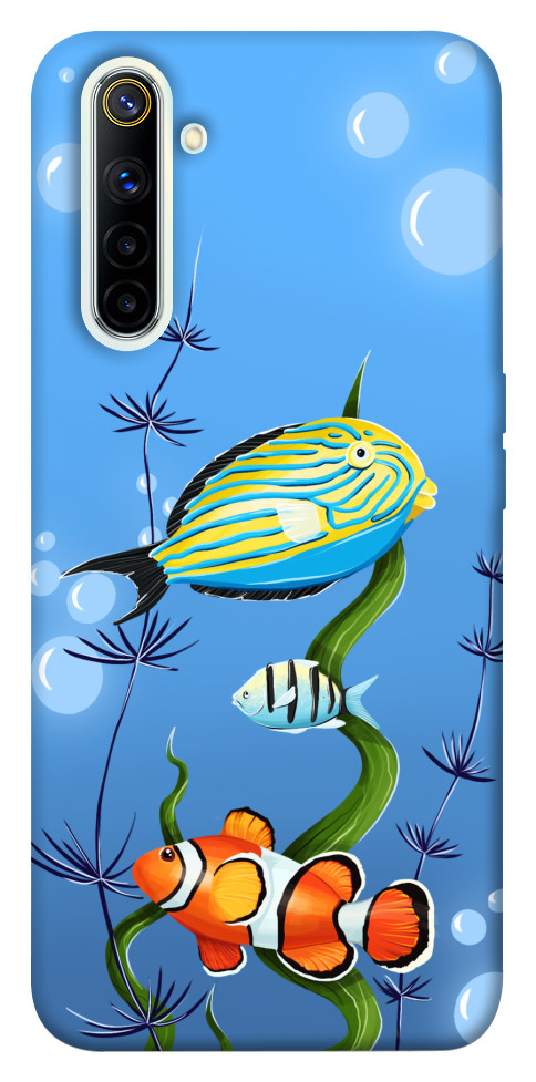 

Чехол Коралловые рыбки для Realme 6 1544339