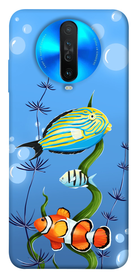

Чехол Коралловые рыбки для Xiaomi Redmi K30 1544423