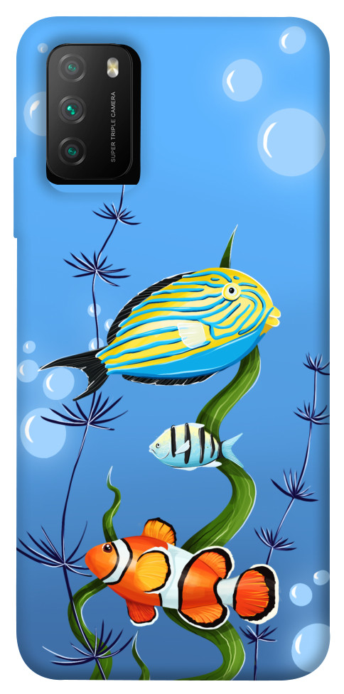 

Чехол Коралловые рыбки для Xiaomi Poco M3 1544440