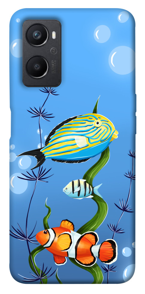 

Чехол Коралловые рыбки для Oppo A96 1544545