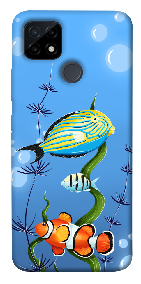 

Чехол Коралловые рыбки для Realme C25Y 1544549