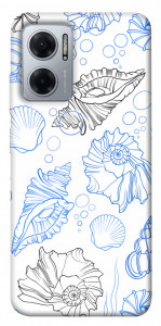 Чехол Морские ракушки для Xiaomi Redmi Note 11E