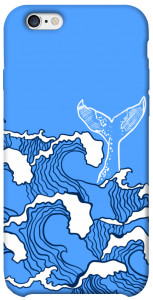 Чехол Голубой кит для iPhone 6 (4.7'')