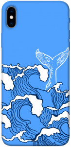 Чохол Блакитний кит для iPhone XS Max
