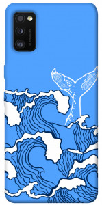 Чехол Голубой кит для Galaxy A41 (2020)