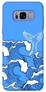 Чехол Голубой кит для Galaxy S8+
