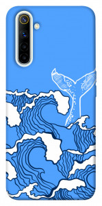 Чехол Голубой кит для Realme 6