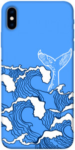 Чохол Блакитний кит для iPhone XS