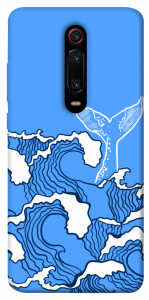 Чехол Голубой кит для Xiaomi Mi 9T Pro
