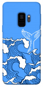 Чехол Голубой кит для Galaxy S9