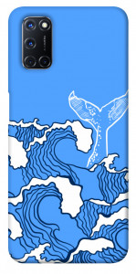 Чохол Блакитний кит для Oppo A52