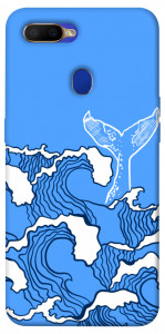 Чехол Голубой кит для Oppo A5s