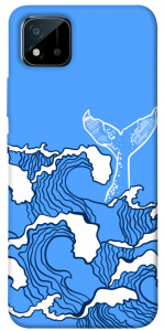 Чехол Голубой кит для Realme C11 (2021)