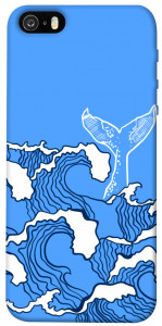 Чехол Голубой кит для iPhone 5