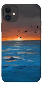 Чехол Закатное море для iPhone 11