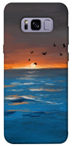 Чехол Закатное море для Galaxy S8+