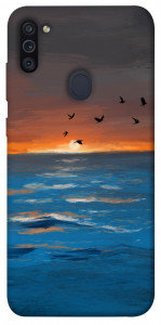 Чехол Закатное море для Galaxy M11 (2020)