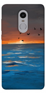 Чехол Закатное море для Xiaomi Redmi Note 4X