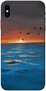 Чохол Закатне море для iPhone XS