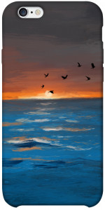 Чехол Закатное море для iPhone 6 plus (5.5'')