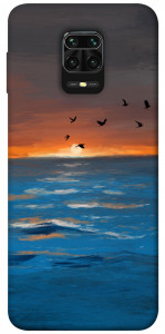 Чехол Закатное море для Xiaomi Redmi Note 9 Pro