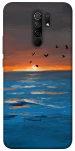 Чехол Закатное море для Xiaomi Redmi 9