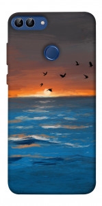 Чехол Закатное море для Huawei Enjoy 7S