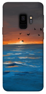 Чехол Закатное море для Galaxy S9