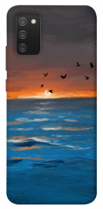 Чехол Закатное море для Galaxy A02s