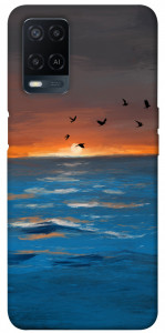 Чехол Закатное море для Oppo A54 4G