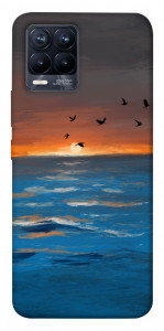 Чехол Закатное море для Realme 8