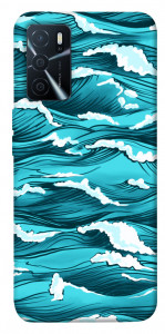 Чехол Волны океана для Oppo A16 4G