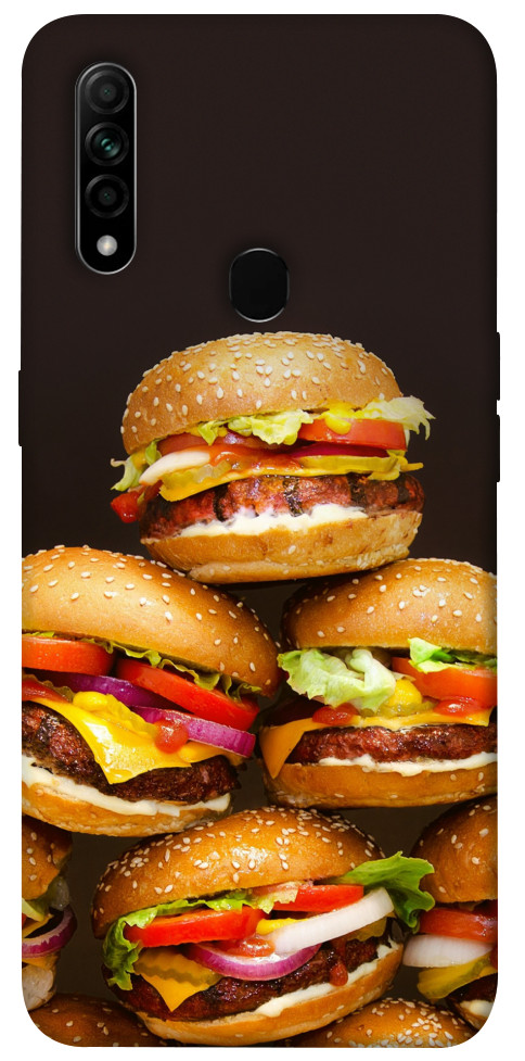 

Чехол Сочные бургеры для Oppo A8 1547636