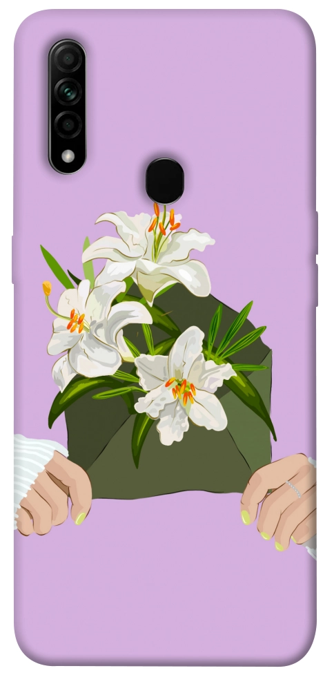 Чехол Flower message для Oppo A8