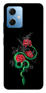 Чохол Snake in flowers для Xiaomi Poco X5