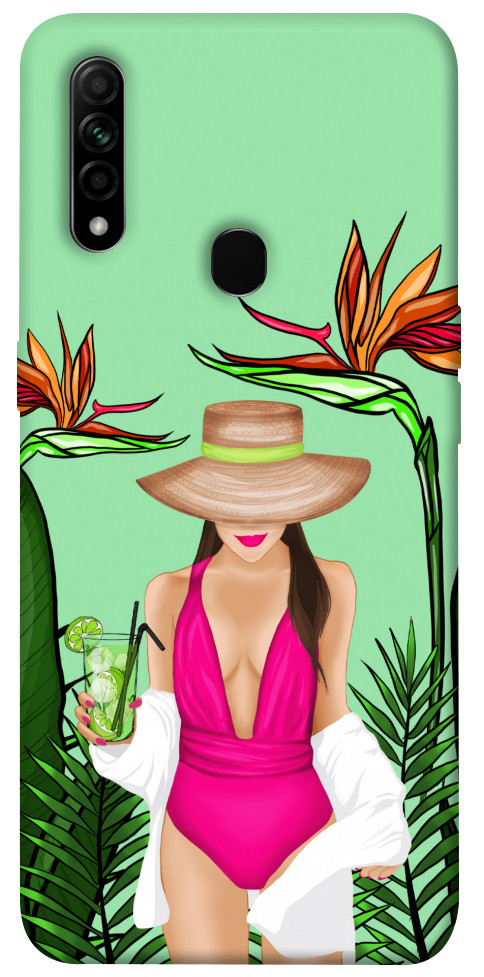 

Чехол Tropical girl для Oppo A8 1548030